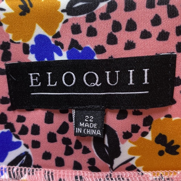 Eloquii Neoprene Floral Pencil Skirt - Picture 5 of 9